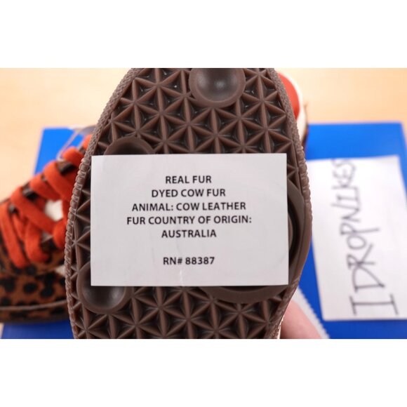 Adidas Samba OG Red Leopard Women's Shoes - Picture 10 of 10